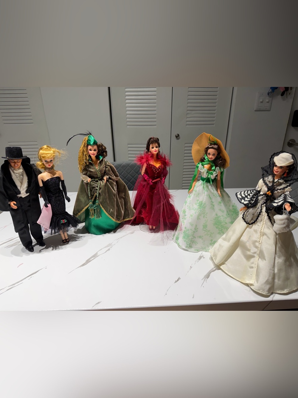 Vintage Barbie Lot of 6 Fashion Dolls – Collector / Hollywood Style – Mattel